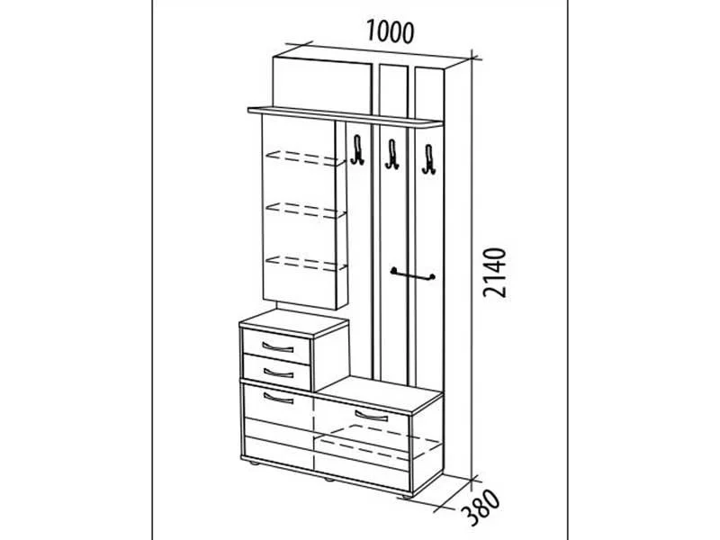Мебель для прихожей триумф